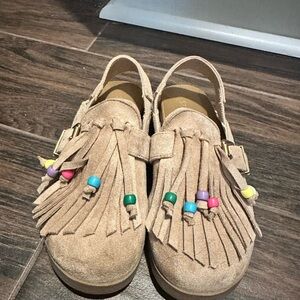 Toddler Steve Madden Moccasin Shoes with Colorful Beads